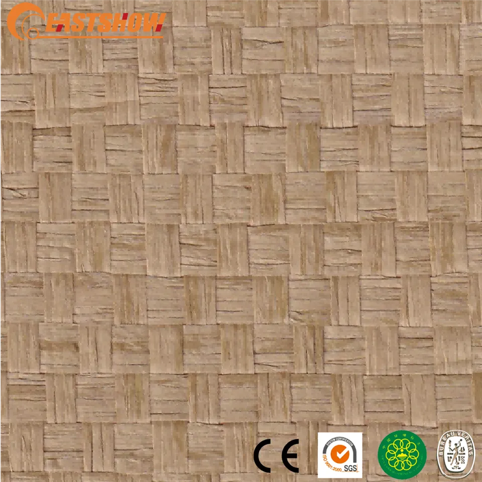 Natural Fiber Textured Wallpaper Roll